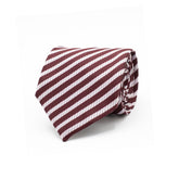 BURGUNDY STRIPE TIE